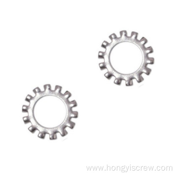 DIN6797A Non-slip Wave Serrated External Tooth Spring Washer